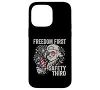Custodia per iPhone 14 Pro Max Freedom First Safety Terzo John Adams Divertente 4 luglio