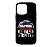 Custodia per iPhone 14 Pro Max Fromage Baguette Et Vin la Trinità Francese Francese