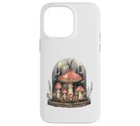 Custodia per iPhone 14 Pro Max Funghi Incantati Foresta Campana Jar Fungi Art