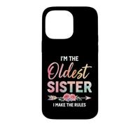 Custodia per iPhone 14 Pro Max Funny Daying Make The Rules Oldest Sister