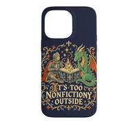 Custodia per iPhone 14 Pro Max Funny Fantasy Reader Dragon Book Lover Saggistica