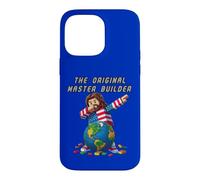 Custodia per iPhone 14 Pro Max Funny Jesus Dab The Original Master Builder Christian Faith