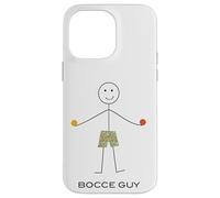 Custodia per iPhone 14 Pro Max Funny Men Bocce Ball, Boy Bocci Gifts