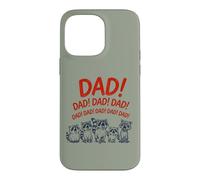 Custodia per iPhone 14 Pro Max Funny Raccoon Dad Yelling Raccoons Father's Day