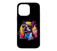 Custodia per iPhone 14 Pro Max Funny Retro Vintage Mens Womens 80s 90s Boston Terrier Lover