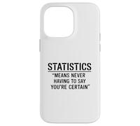 Custodia per iPhone 14 Pro Max Funny Statistics Definition for Statisticians Data Analysts