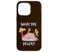Custodia per iPhone 14 Pro Max Funny Turkey What the Pluck Camicia del Ringraziamento Uomo Donna