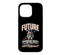 Custodia per iPhone 14 Pro Max Futuro Astronauta Missione Luna Astronomia Space Explorer