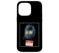 Custodia per iPhone 14 Pro Max Galassie divertenti dell'universo si scontrano con il telescopio Hubble dello spazio profondo