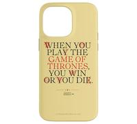 Custodia per iPhone 14 Pro Max Game of Thrones When You Play