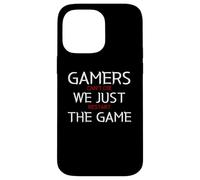 Custodia per iPhone 14 Pro Max Gamers Can't Die We Just Restart The Game Funny Gaming Meme
