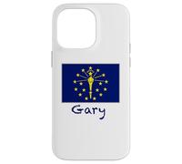 Custodia per iPhone 14 Pro Max Gary Indiana Bandiera USA Souvenir