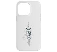 Custodia per iPhone 14 Pro Max Geometria delle fasi lunari celesti