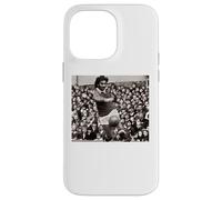 Custodia per iPhone 14 Pro Max George Best On The Ball Man Utd Coppa del Mondo di calcio 1971