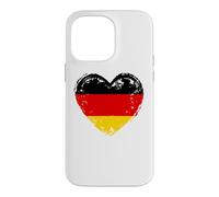 Custodia per iPhone 14 Pro Max Germania nel mio cuore Bandiera tedesca Orgoglioso patriottico tedesco