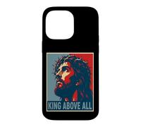 Custodia per iPhone 14 Pro Max Gesù Cristo Re sopra ogni fede cristiana