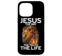 Custodia per iPhone 14 Pro Max Gesù La Via La Verità La Vita Leone di Giuda Christian