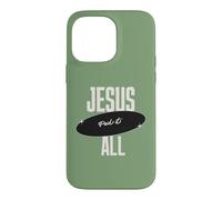 Custodia per iPhone 14 Pro Max Gesù Paid It All For Me Christian Faith Message Inspiration