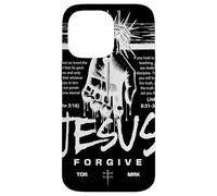 Custodia per iPhone 14 Pro Max Gesù perdona Cristiano Risorto Salvatore Fede Pasqua