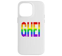Custodia per iPhone 14 Pro Max GHEI | Gay Divertente Umoristica Bandiera Arcobaleno