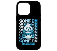 Custodia per iPhone 14 Pro Max Gioco sul terzo grado ritorno a scuola divertente Panda Bear Gamer
