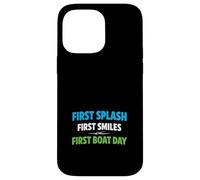 Custodia per iPhone 14 Pro Max Giorno di lancio della barca Primo Splash Boating Season Opener Primavera