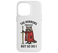 Custodia per iPhone 14 Pro Max Gli orrori persistono, ma anche io divertente procione dei tarocchi selvatici