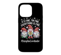Custodia per iPhone 14 Pro Max Gnomo coordinatore della disciplina Everything Is Fine Christmas