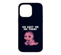 Custodia per iPhone 14 Pro Max Go Easy On Me Today Simpatico dinosauro divertente supporto emotivo