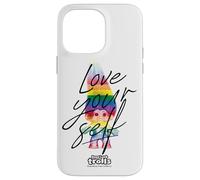Custodia per iPhone 14 Pro Max Good Luck Trolls Love Your Self Rainbow