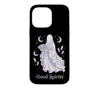 Custodia per iPhone 14 Pro Max Good Spirits - Personaggio fantasma spaventoso per Halloween, colore: rosa