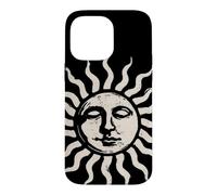 Custodia per iPhone 14 Pro Max Grafica rock alternativa vintage del sole grunge degli anni