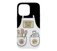 Custodia per iPhone 14 Pro Max Grembiule da cuoco pasticcere divertente panettiere pasticceria