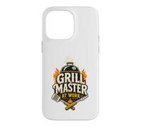 Custodia per iPhone 14 Pro Max Grill Master At Work BBQ Spatula Fire