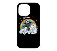 Custodia per iPhone 14 Pro Max Grim Reaper Riding Unicorn | Aesthetic Pastel Goth Girls