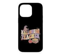 Custodia per iPhone 14 Pro Max Groovy Retro Witch Hat Fall Halloween Teacher