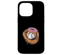 Custodia per iPhone 14 Pro Max Guanto da baseball Donut Dessert Fun