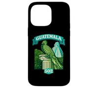 Custodia per iPhone 14 Pro Max Guatemala Quetzal Chapin 502 Tikal Antigua Guatemalteco Maya