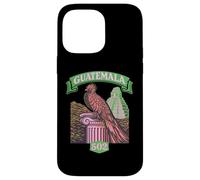 Custodia per iPhone 14 Pro Max Guatemala Quetzal Chapin 502 Tikal Antigua Guatemalteco Rosa