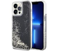 Custodia per iPhone 14 Pro Max Guess Liquid Glitter Marble Black