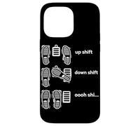 Custodia per iPhone 14 Pro Max Guida manuale Spostamento verso il basso Maiusc Divertente Auto Guy Alla deriva