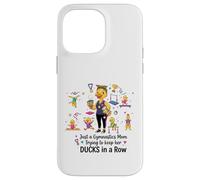 Custodia per iPhone 14 Pro Max Gymnastics Mom Funny Ducks Gymnastics Mama