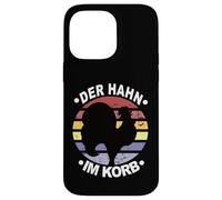 Custodia per iPhone 14 Pro Max Hahn nel cestino pollaio pollaio pollame, gallina, pollame, agricoltore