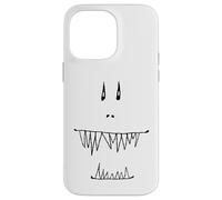 Custodia per iPhone 14 Pro Max Hand Drawn Grungy Monster apparelth Face