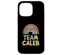 Custodia per iPhone 14 Pro Max Happy Colorful Team Caleb Rainbow Pride Green Yellow