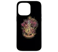 Custodia per iPhone 14 Pro Max Harry Potter Grffindor Knitted Patch Damaged