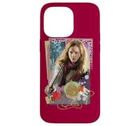 Custodia per iPhone 14 Pro Max Harry Potter Hermione Colorful Paper Collage