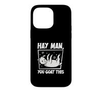 Custodia per iPhone 14 Pro Max Hay Man You Goat This Pigmeo Funny Goatherd per gli agricoltori di capre
