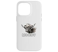 Custodia per iPhone 14 Pro Max Highland Cow Lover Moody Western Cattle Rancher