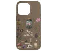 Custodia per iPhone 14 Pro Max His Witch Her Warlock Stregoneria Coppia Magia Occulta